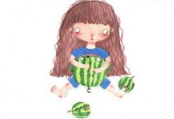 夏天吃瓜段子,清凉一夏，段子里的甜蜜滋味